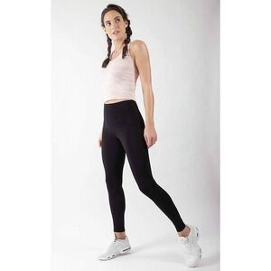 90 Degree by Reflex Womens Medium Black High-Rise Leggings Holds You In